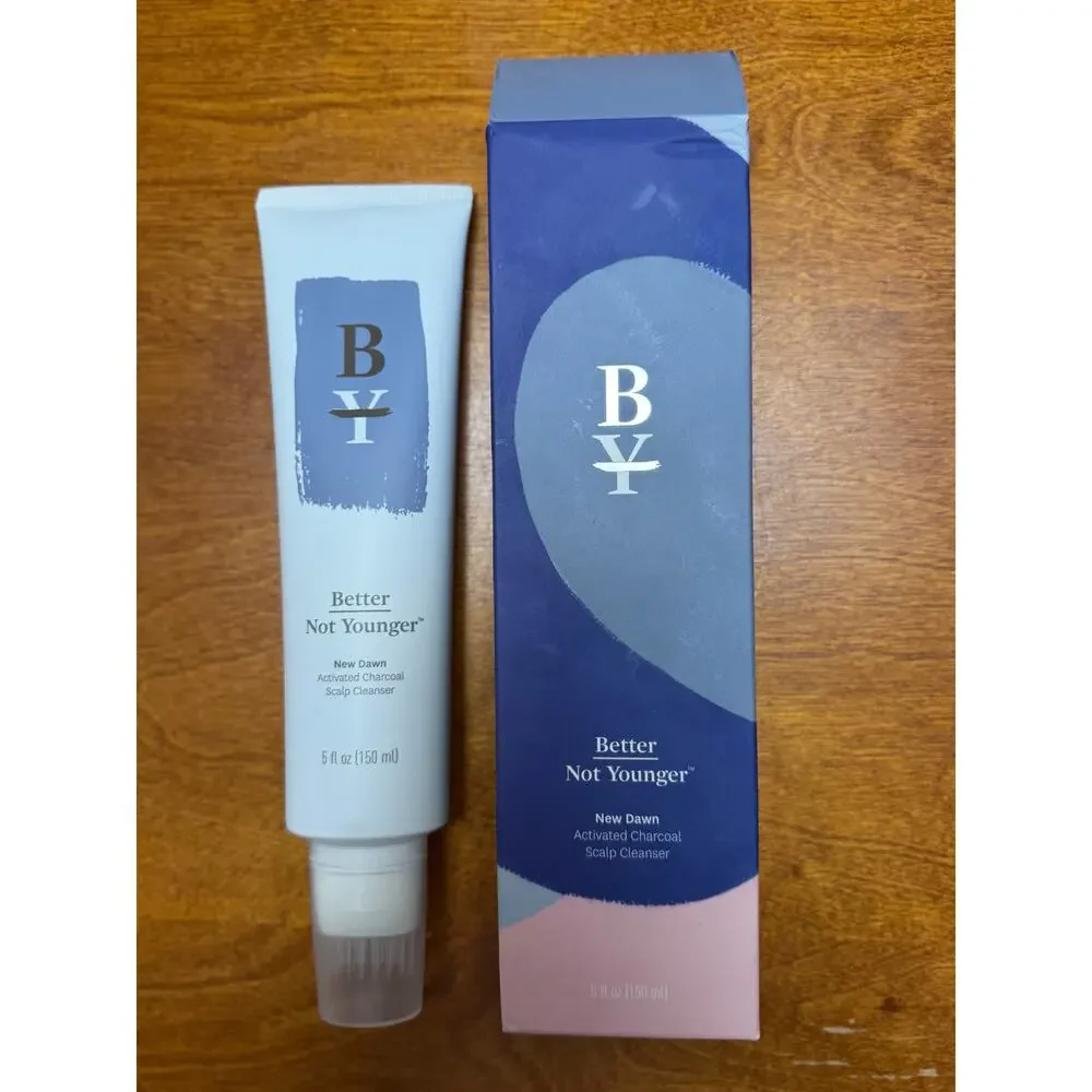 Better Not Younger New Dawn Activated Charcoal Scalp Cleanser, NIB